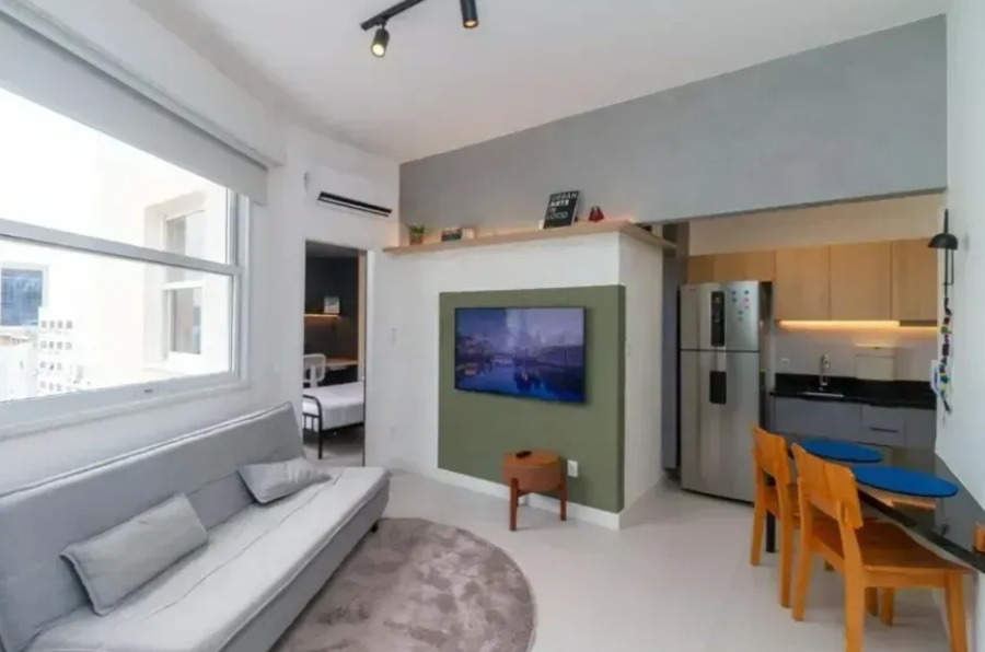 Cobertura de 50m² Mobiliada (Porteira Fechada) no Catete